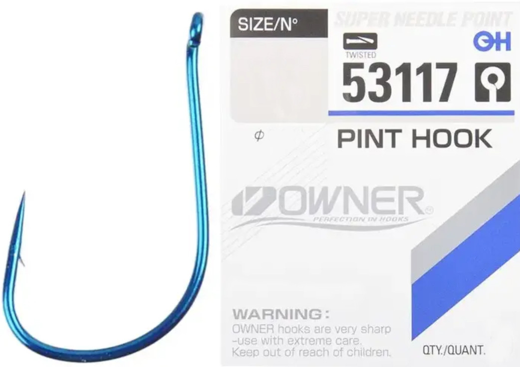 Гачок OWNER 53117 PINT HOOK №6 (10 шт) (8 мм) (диам.пров. ⌀ 0.60 мм)