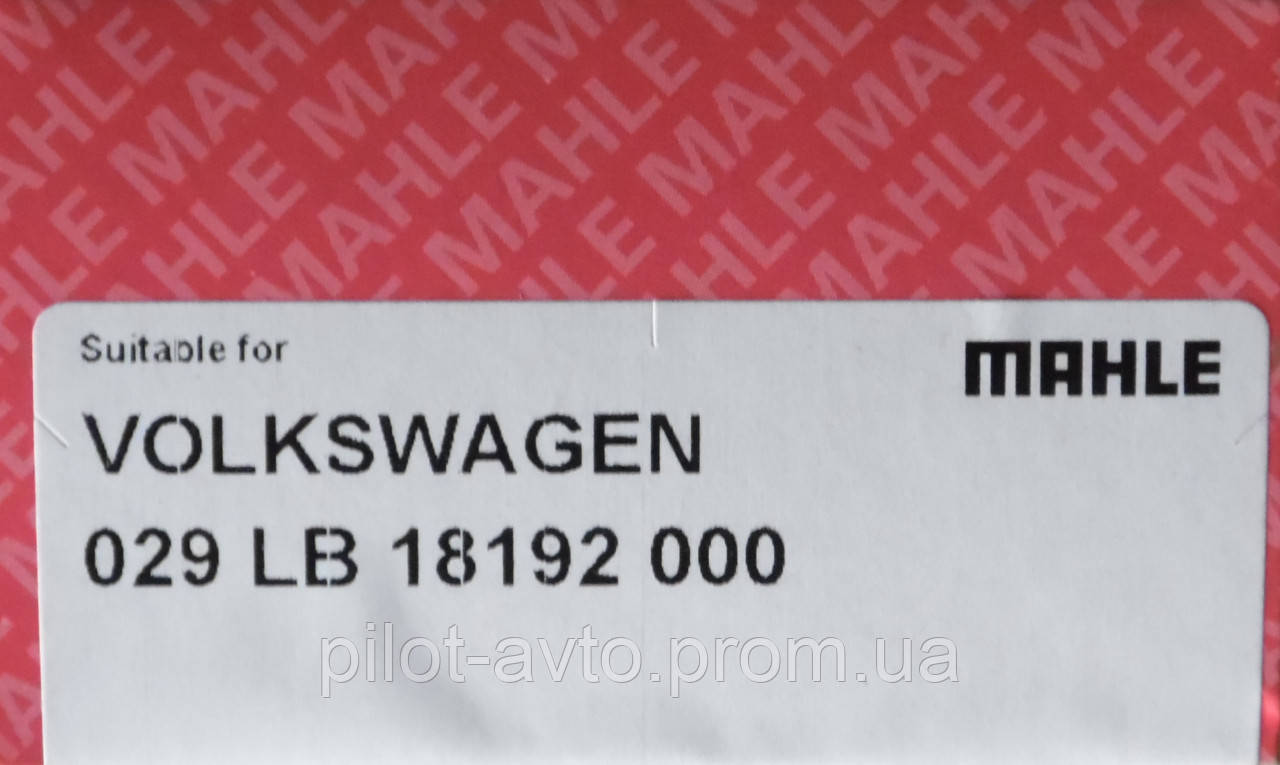 Вкладыши промежуточного вала Mahle 029 LB 18192 000 Audi VW Seat Skoda - фото 4 - id-p314353371