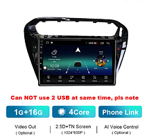 Junsun 4G Android магнітолу для Peugeot 301 Citroen Elysee 2014-2019 1G+16 B