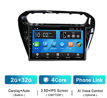 Junsun 4G Android магнітолу для Peugeot 301 Citroen Elysee 2014-2019 2 ГБ ОЗП +32 В