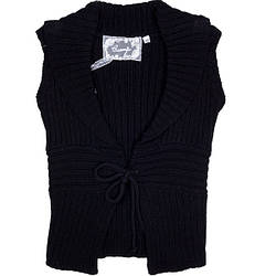 Жилетка для дівчаток із відкладним коміром  