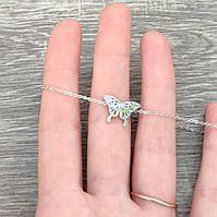 Женский браслет "Бабочка в стиле Apm Monako" медицинская сталь - оригинальный подарок девушке