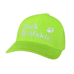 Дитяча кепка Sport Line салатова з лого Jack Wolfskin