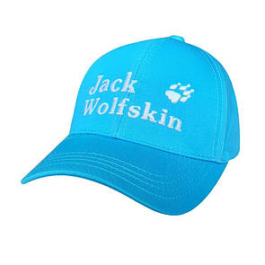 Дитяча кепка Sport Line блакитна з лого Jack Wolfskin