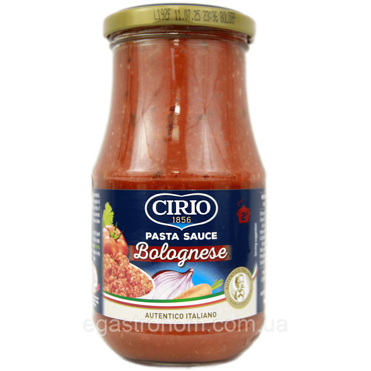 Соус томатний з м'ясом Сіріо Cirio bolognese 420g 12шт/ящ (Код: 00-00014410)