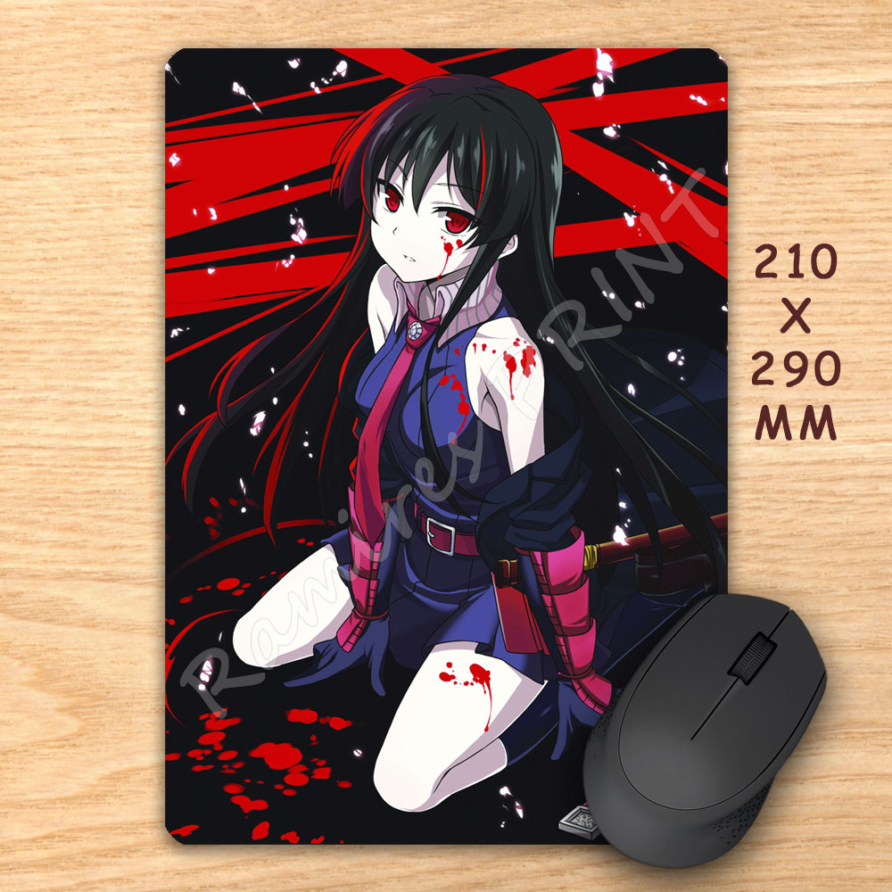 Килимок для миші 210х290 мм Akame ga Kill! / Убивця Акаме