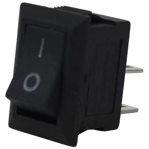 Перемикач mini SMRS-101-1 ON-OFF, 2pin, 3A, 220V, чорний