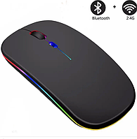 Мышка Bluetooth и 2.4G Мышка аккумуляторная. Мышка для планшета, компьютера, ноутбука, телевизора, телефона