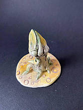 Керамічна підставка ручної роботи для аромопаличок "Звір"