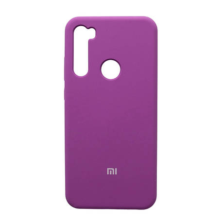 Чохол Silicone Case Premium для Xiaomi Redmi Note 8T Fuchsia, фото 1