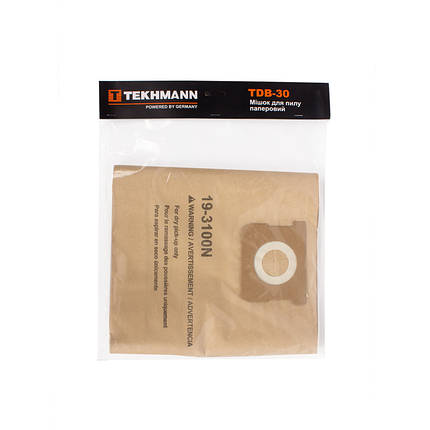 Мішок для пилу паперовий TEKHMANN TDB-30, фото 2