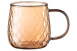 ARDESTO Набір чашок Golden Moon, 350 мл, 2 од., боросилікатне скло