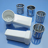 Насадка для м'ясорубки Saturn ST-FP7096 ST-FP7095 ST-FP8093 ST-FP7092 тертка овочерізка шинковка, фото 3