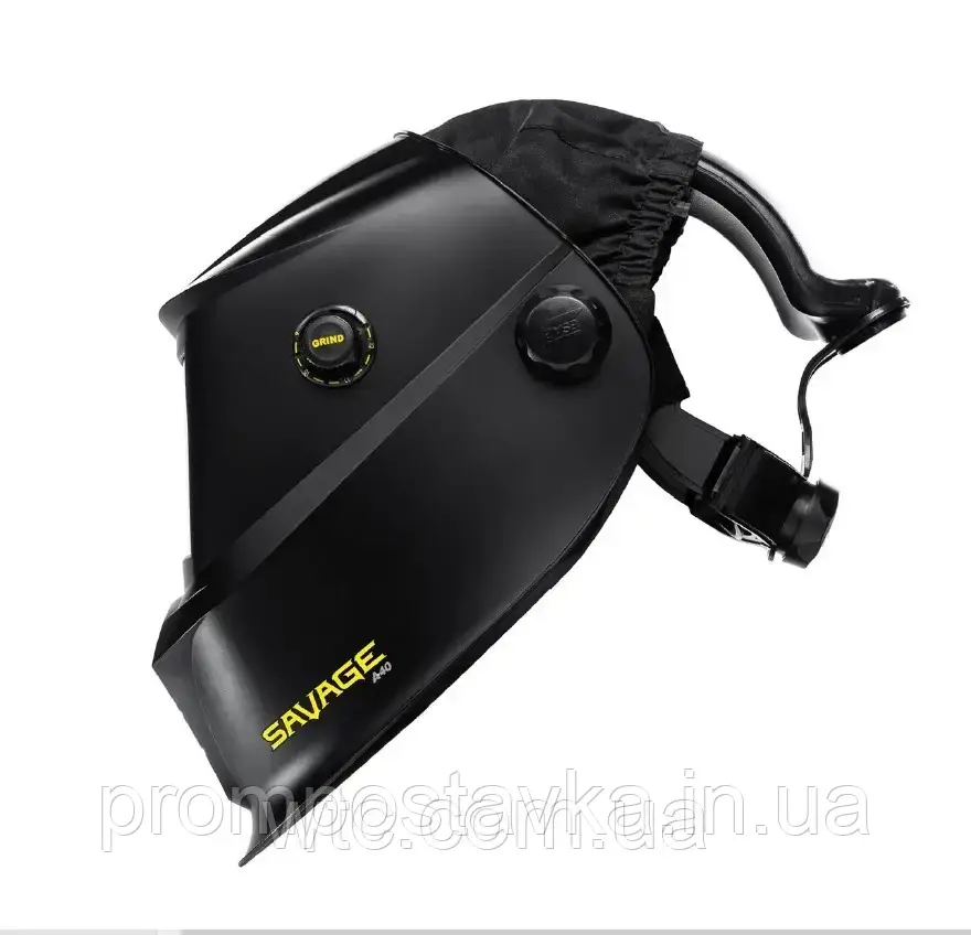 Зварювальна маска SAVAGE A40 Black for air