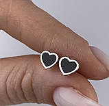Срібні дитячі сережки пусети родовані, фото 2