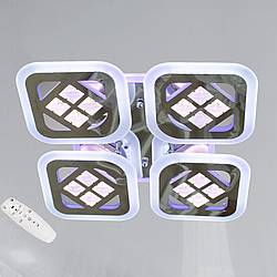 Люстра стельова лед Diasha 110W до 20 кв.м колір  AS2101/4HR 3color