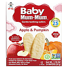 Hot Kid, Baby Mum-Mum, рисові галети з яблуком і гарбузом, 24 галети, 50 г