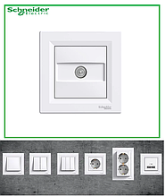 Розетка телевізійна кінцева Білий Schneider Electric Asfora EPH3200121