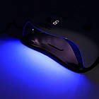 Лампа для манікюру 168W SUN BQ-V9 / LED+UV лампа для нігтів з ручкою та підставкою для телефону, фото 2