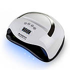 Лампа для манікюру 168W SUN BQ-V9 / LED+UV лампа для нігтів з ручкою та підставкою для телефону, фото 3