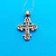 Срібний православний Хрестик - маленький хрест зі срібла 925 проби (2,88г), фото 2