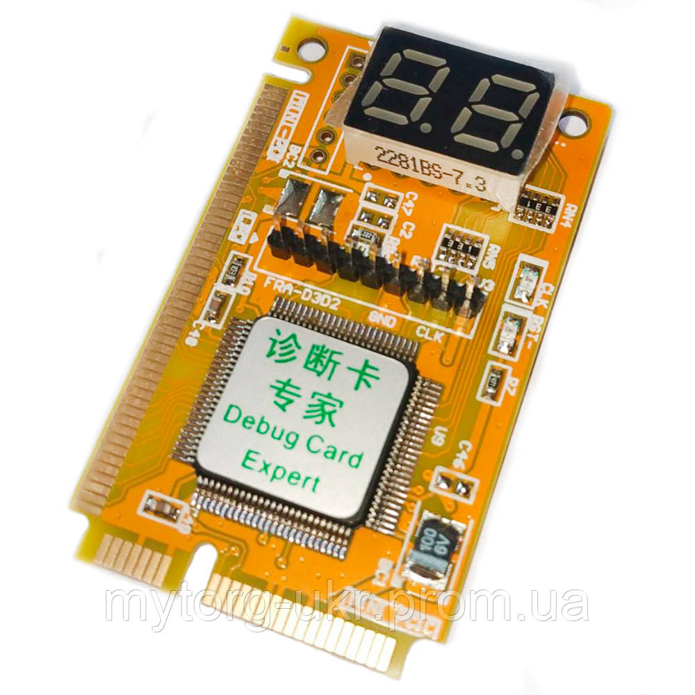 POST карта для ноутбуков Mini PCI, Mini PCI-E, LPC, пост карта - фото 6 - id-p1367213408