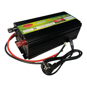 Перетворювач напруги Wimpex WX-5200W 12V UPS 12V-220V із зарядним пристроєм | Автомобільний інвертор