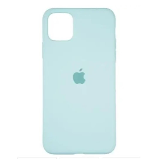 Чохол накладка Silicon Case Full Cover для iPhone 11 Pro Max Ice Blue, фото 1