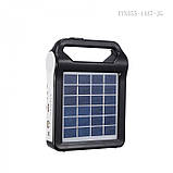 Ліхтар-Power Bank EP-036 радіо-блютуз із сонячною панеллю (2400mAh), фото 3