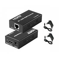 Удлинитель HDMI по RJ45 витой паре активный, до 120м, 103786