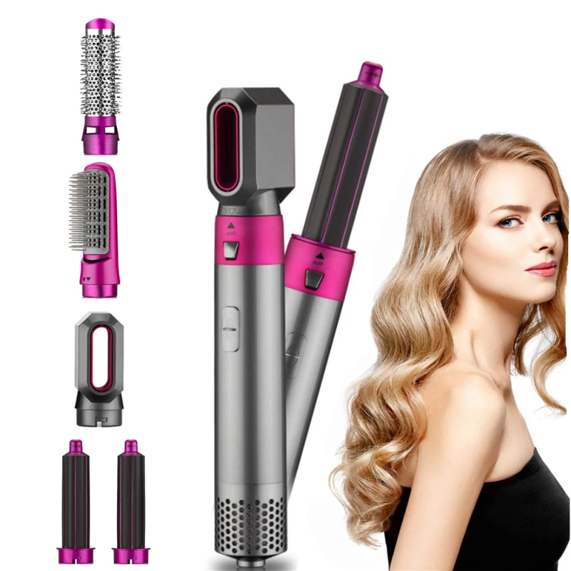 Стайлер 5в1 Hot Air Styler для різних типів волосся з функціями додання обсягу, випрямлення