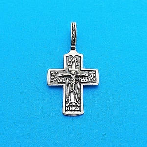 Срібний православний Хрестик - хрест зі срібла 925 проби (3,33г)