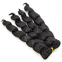 Волосы для кукол, волнистые, цвет Темный шоколад (№28), длина 15 см