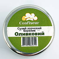 Сухой краситель для шоколада Confiseur Оливковый (зеленый) 4 гр