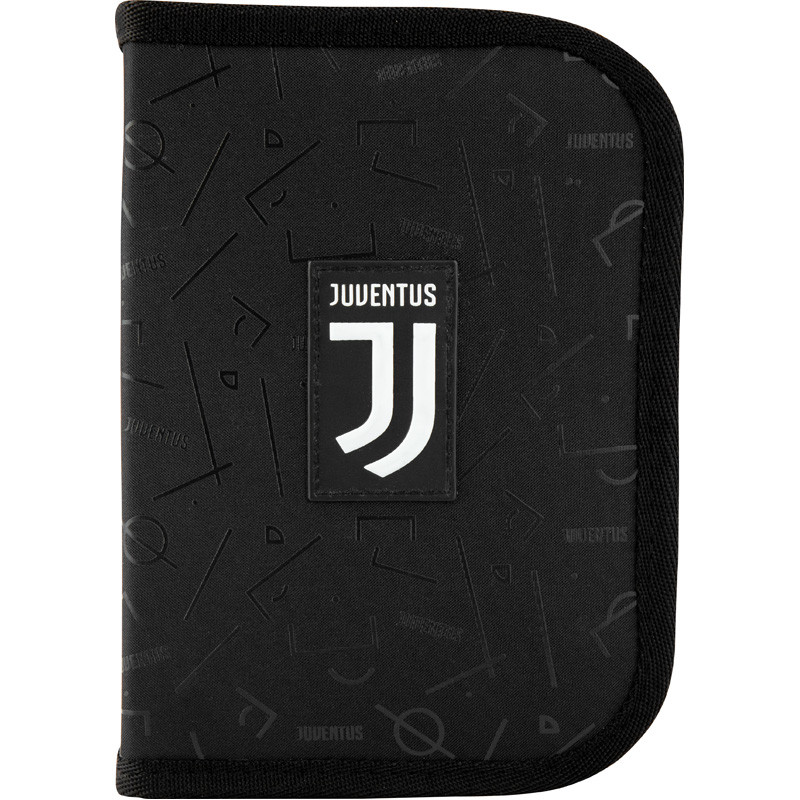 Пенал шкільний (1 відділення, 2 закоти) Kite Education FC Juventus JV20-622