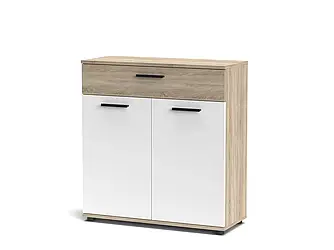 Універсальний комод для речей Berno 2 ММ Тумбочка для дому з шухлядами та дверцятами містка