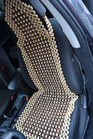 Накидка на сидіння авто з кульок дерев'яних НД 0035