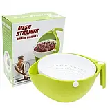 Друшляк MESH STRAINER Drain Basket 2в1, друшляк-ківш, фото 5