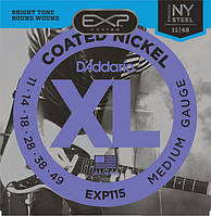 Струны D`ADDARIO EXP115 EXP COATED BLUES / JAZZ ROCK (11-49)