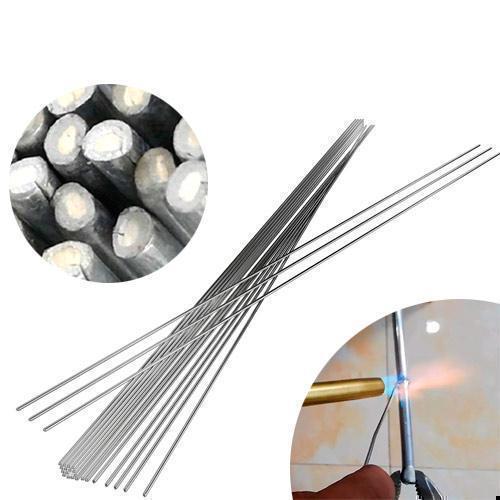 Припій для пайки зварки алюмінію, 50 шт 50 см 2.0 мм пруток з флюсом, низькотемпературний