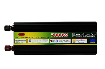 Перетворювач напруги Wimpex Power Inverter WX-7000W 2V 12V-220V із зарядкою | Автомобільний інвертор