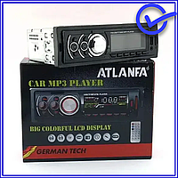 Универсальная автомагнитола c юсб ATLANFA - 1785 FM car MP3 200W 4*50W с радиатором охлаждения в стиле Pioneer