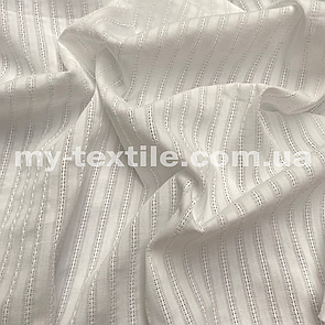 Тканина Коттон мережка Білий