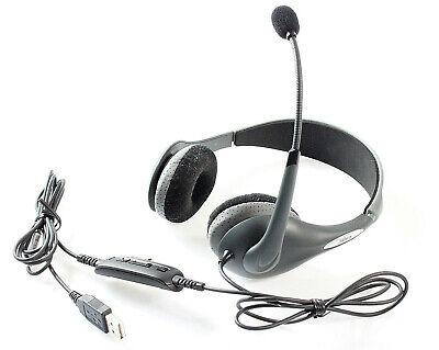 Гарнітура дротова Jabra UC VOICE 150 MS Duo USB (1599-823-109) з шумозаглушенням сірі бу