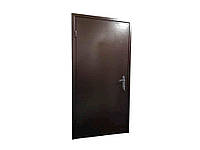 Дверь входная металлическая Металл/ДСП левая Эконом 850*2040 темно-коричневый ТМ ПОРТАЛА BP
