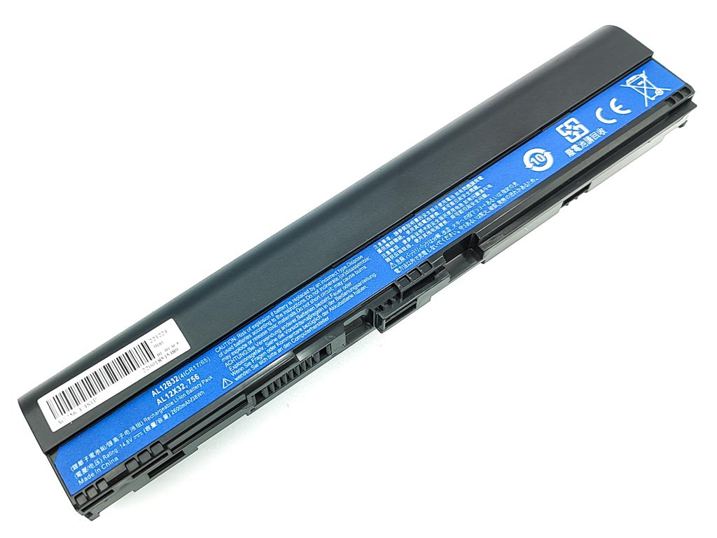 Батарея AL12A31 для Acer Aspire V5-121, V5-123, V5-131, V5-171, One 725, 756, Chromebook C710 (AL12B31, AL12B72, AL12X32) (14.8V