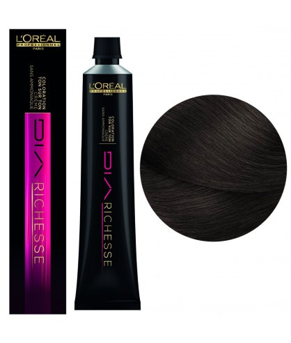 Фарба для волосся LOreal Professionnel Dia Richesse 4.15 шоколадно-коричневий 50 мл