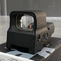Коліматорний приціл KONUS SIGHT-PRO R8, з підзарядкою, 8 сіток, кріплення на 22 мм / 11 мм, фото 3