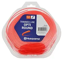 Корд тримерний Husqvarna Opti Round 2.4 мм, 15 м, Donut Orange, у блістері