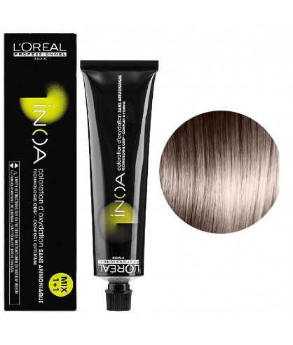 Фарба 60 мл L'oreal Professionnel Inoa 7.11 попелястий блондин інтенсивний, 60 мл